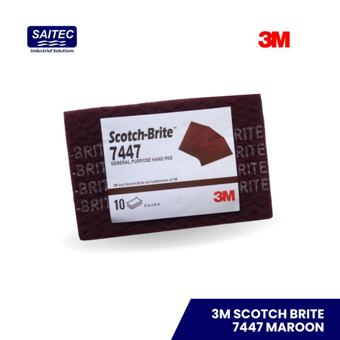 Scotch Brite 3M Type 7447 Lembaran Original 3M | Amplas Material Original