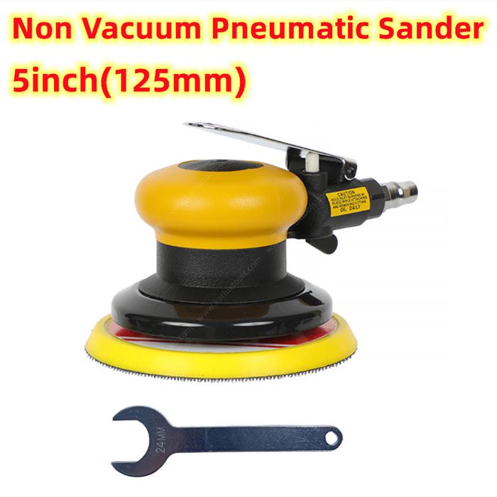 5inch(125mm)Air Orbital Sander Machine NON-VACUUM Pneumatic Sander