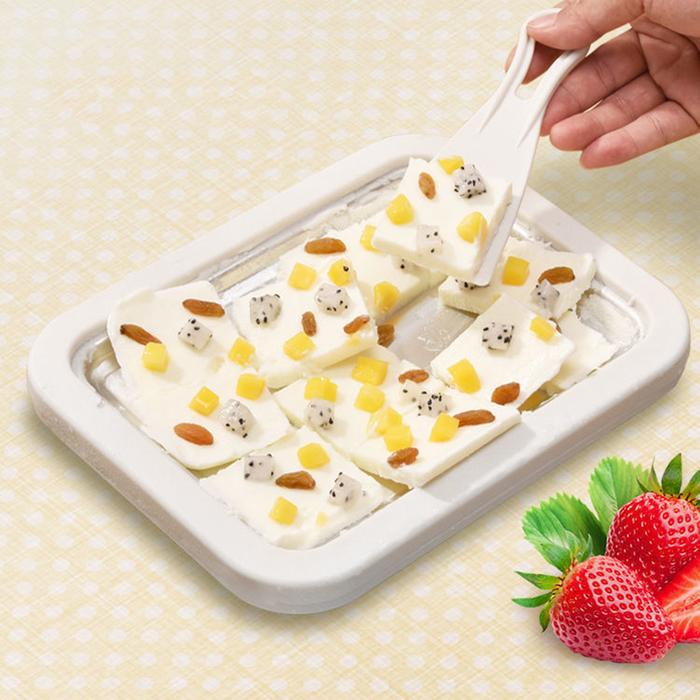 Mini Ice Cream Maker Pan Multifunctional Ice Cream Maker Plate