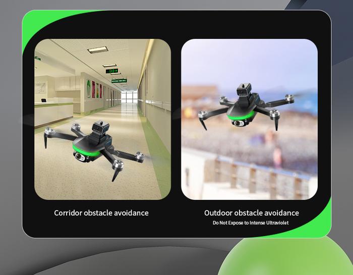 Drone Mini S5S kamera HD 8k Profesional, Quadcopter lipat fotografi