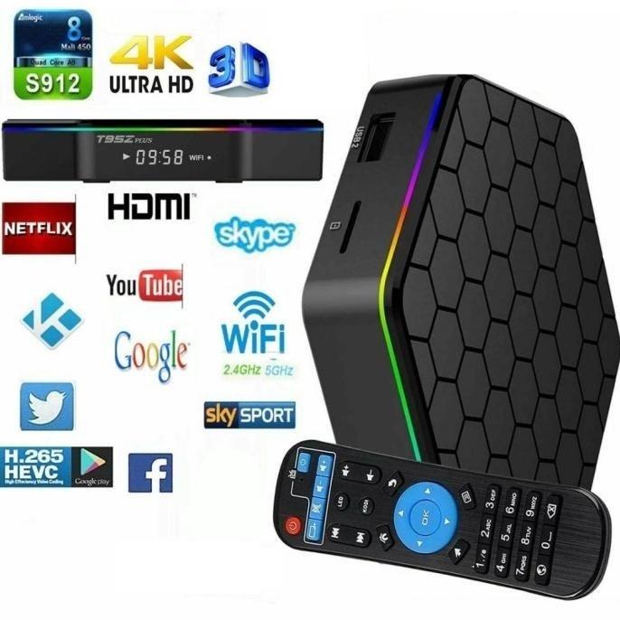SMARTCOM ~ Android 12 Smart TV Box T95Z PLUS HD 4GB/62GB Unlock