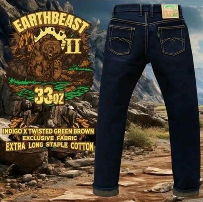 CELANA SAGE EARTHBEASTTHE II 33OZ Unsanforized Deep Indig