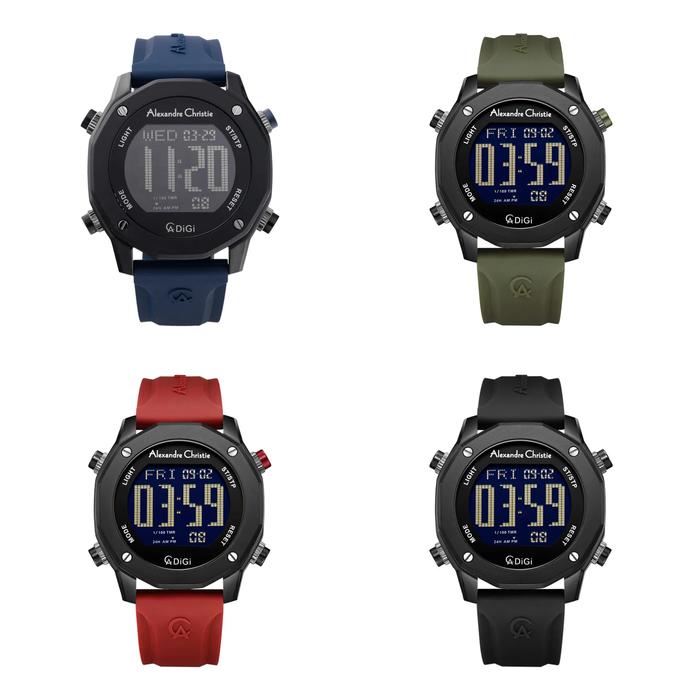 JAM TANGAN PRIA ALEXANDRE CHRISTIE DIGITAL AC9377 AC 9377 MH