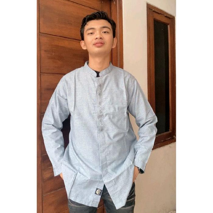 COD... !!! Elfattih Collection Baju Koko by, Al Fadhil Terbaru Bahan Katun Cervi Dengan Desain Bordi
