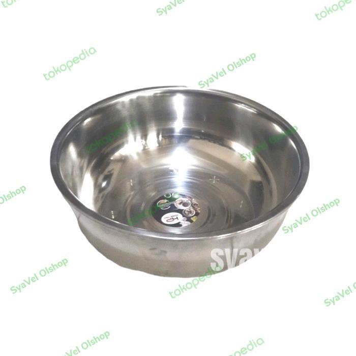 baskom stainless 40 cm besar
