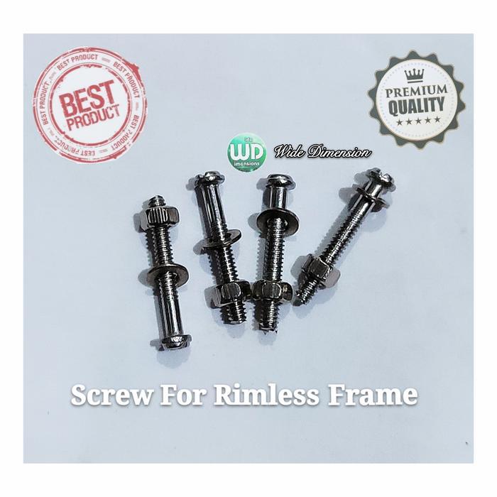 Ready Baut Kacamata Screw Lock 1Mm Eyeglass Screw Kacamata Bor Frame Rimless