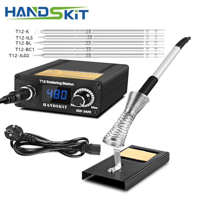 Handskit T12 Soldering Station Infrared 5Pin Electronics Soldering