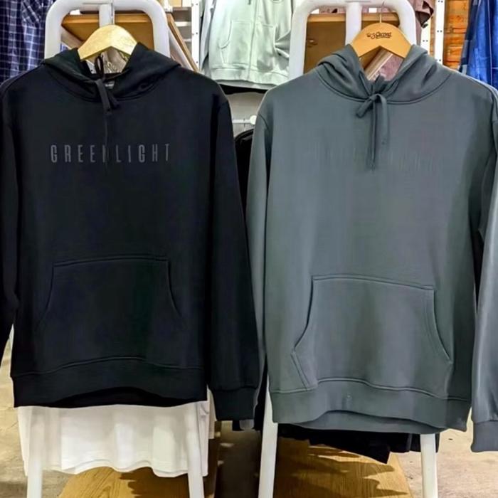 Hoodie greenlight original murah basic jaket hoodie greenlight asli Pria