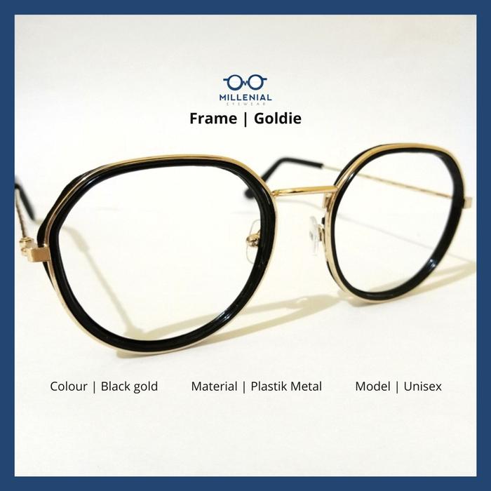 Millenial Kacamata Anti radiasi pria wanita Frame Lensa Blueray photochromic Eyewear Glasses Antira