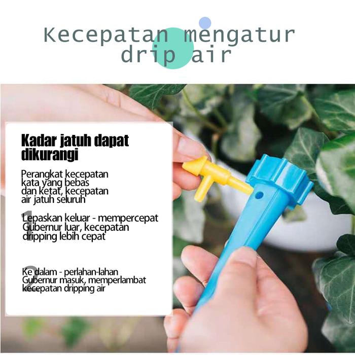 6Pcs Drip Tetes Sistem Irigasi Drip Botol / Irigasi Tetes Otomatis
