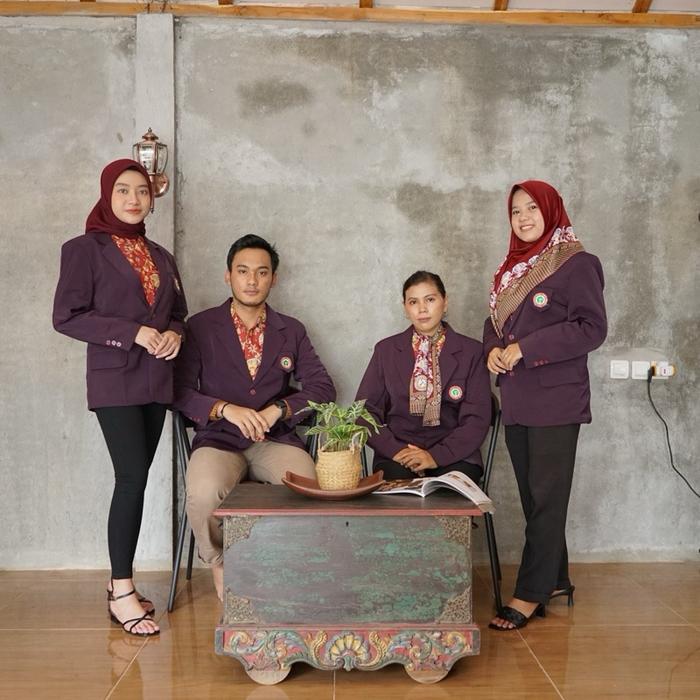 Jas Perawat Terbaru Merah Gelap (Burgunduy)| Jas PPNI terbaru Logo Bordir PPNI