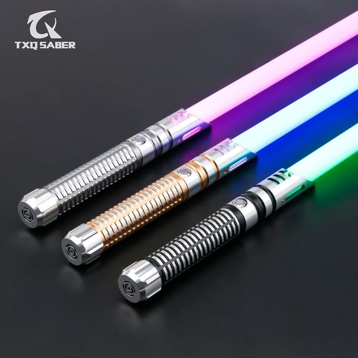 TXQSABER RGB Heavy Smooth Lightsaber Metal Hilt 12 Warna Berubah 10