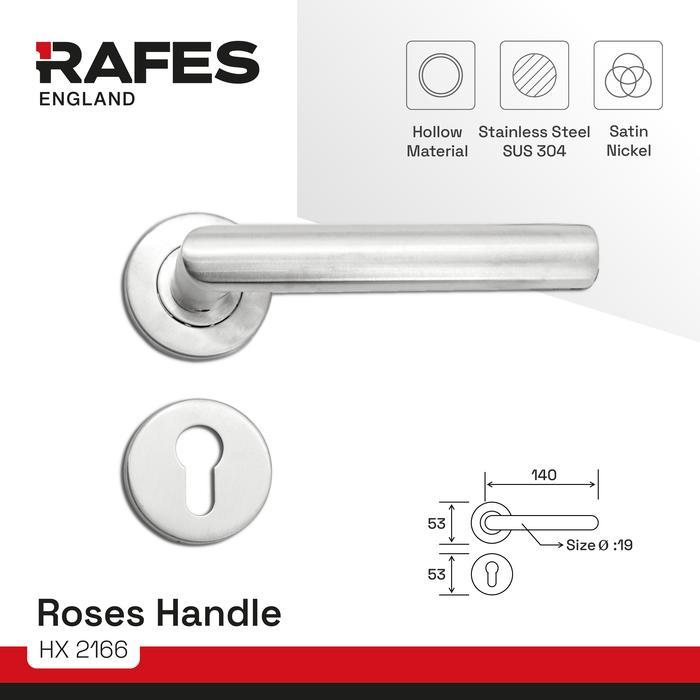 HANDLE ROSES MINIMALIST RAFES STAINLESS STEEL 304 HX 2166