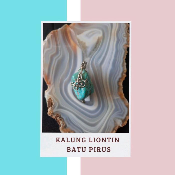Kalung Liontin Batu Pirus Terbaru - Model Terbaru
