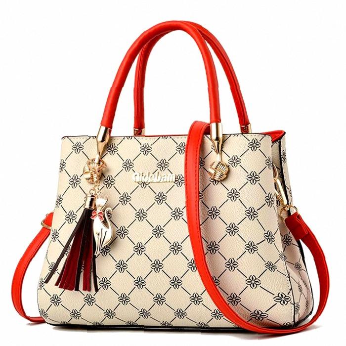 Tas Selempang Wanita Pesta Aidebam Motif Gambar WS - ALD 10 Kulit | Kekinian