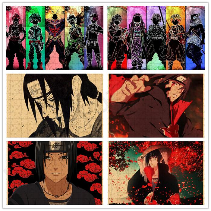 Naruto 300/500/1000 Pcs Jigsaw Puzzle Assembling Picture