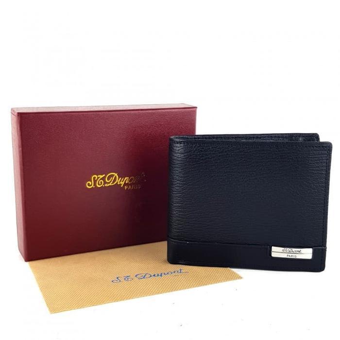 DOMPET KULIT IMPORT  BRANDEDST ST DUPONT SGSS-12 BLACK