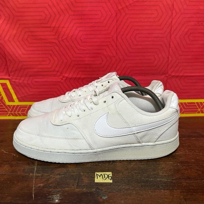 Sepatu second ori nike court vision low canvas size 43