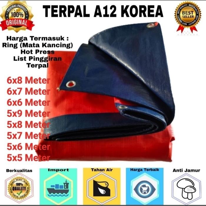 Terpal A12 Ukuran 6x8 Korea Super Tebal