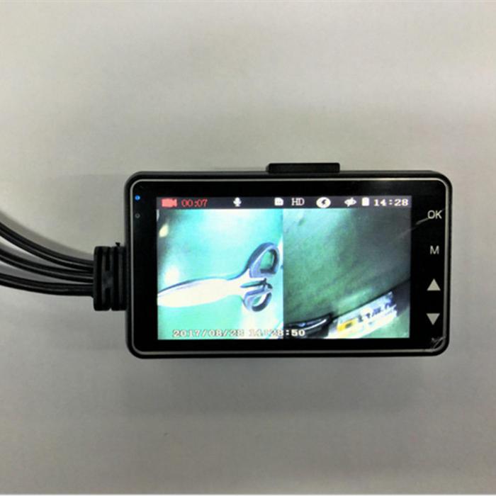 Kamera Motor DVR 3 "1080P HD Kamera Dasbor Motor dengan Perekam