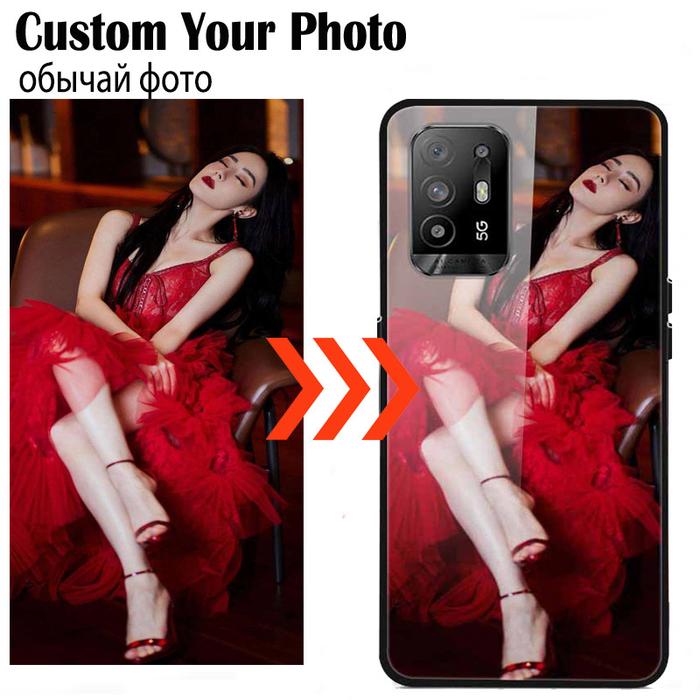 Customized Phone Cases For OPPO A94 5G A74 4G F19 Pro Plus Glass