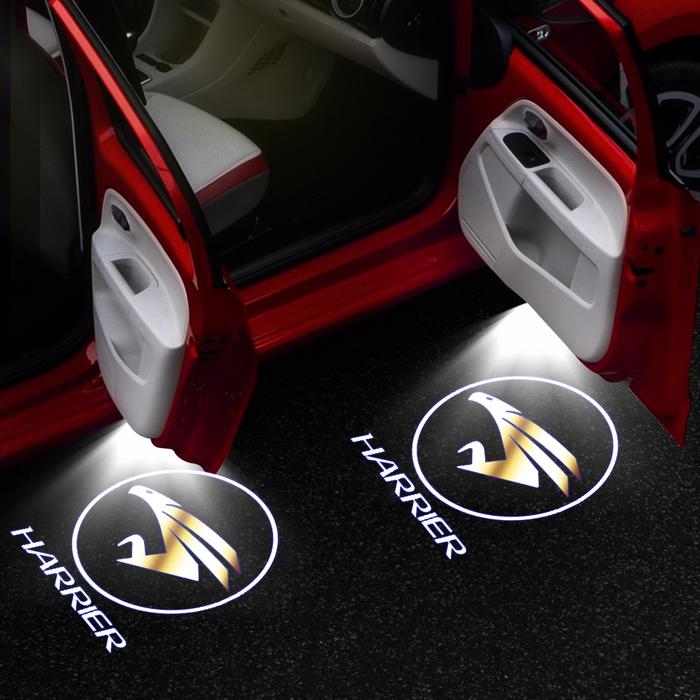 2pcs HARRIER Decorative Lamp Logo Light Courtesy Light For Toyota
