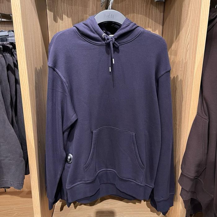 Hoodie Hnm Man Navy Relaxed jastip jasa titip beli