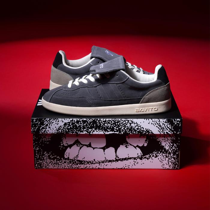 Sneakers Bavito X Dustin Tiffani Grey White - Sepatu Sneakers Local Brand Casual Pria Wanita Full Su