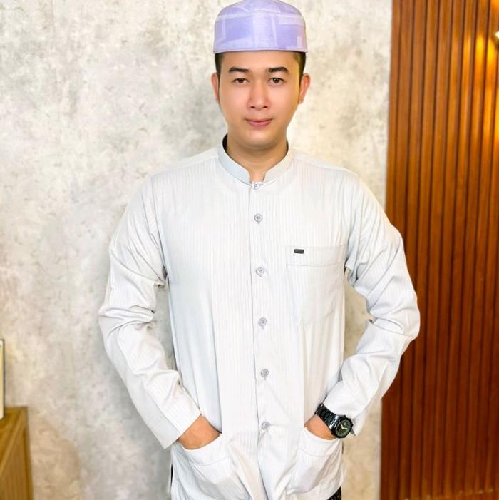 koko iktifa bahan saudi polyster salur, size kecil(lokal) Muslim Dewasa koko sanghai saudi Formal Ka