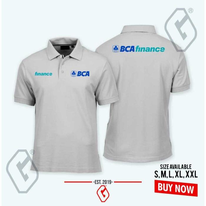 TERBARU polo shirt bca finance / baju kerah bank bca finance BAJU SERAGAM
