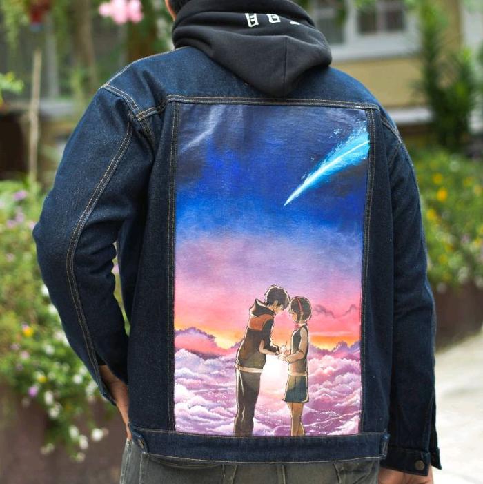 JAKET DENIM ORIGINAL (Lukis Tangan)