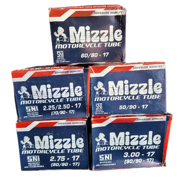 BAN DALAM MIZZLE 50/90-17 BAN DALAM 60/80-17 BAN DALAM MIZZLE 225/250-17 BAN DALAM MIZZLE 275-17 BAN