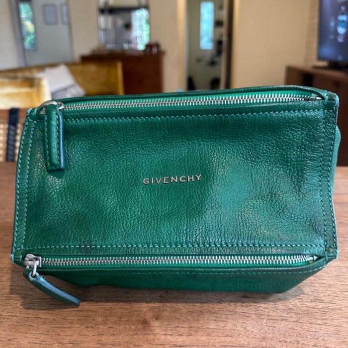Givenchy Pandora mini green leather