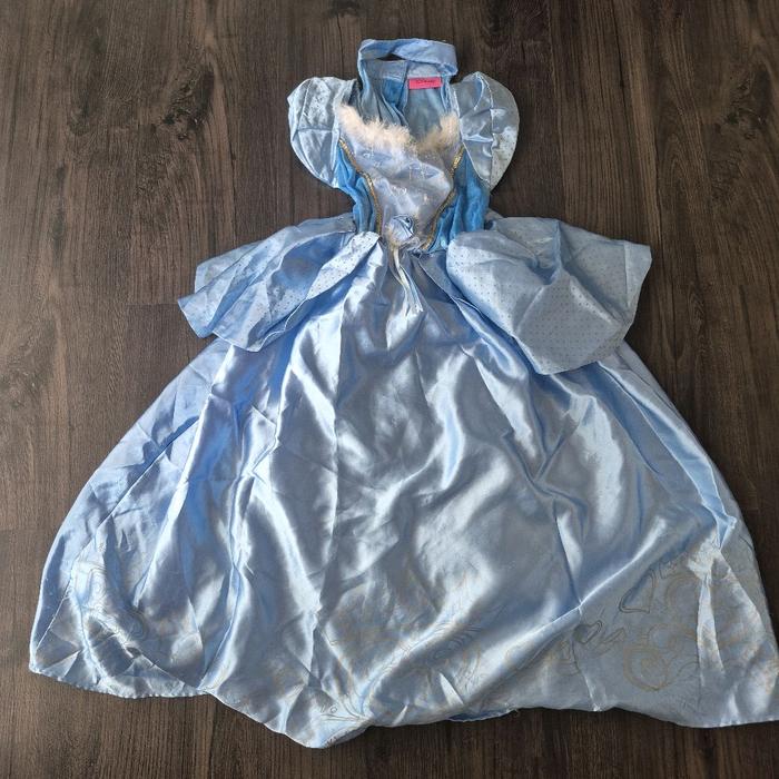 Original Disney Gown Girl Princess Cinderella Dress Up Costume Gaun Kostum Putri Import Bukan Sewa