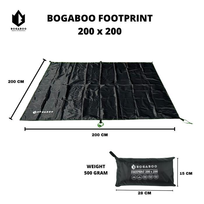 Eiger - BISA COD Footprint / Alas Tenda Merk Bogaboo 3 M X 4 M Alas Tenda Family - Terpal Tenda Bis