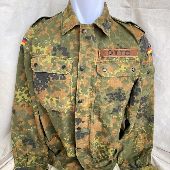 Kemeja BDU Camo Loreng Flecktarn Tentara Jerman Army Original (44)