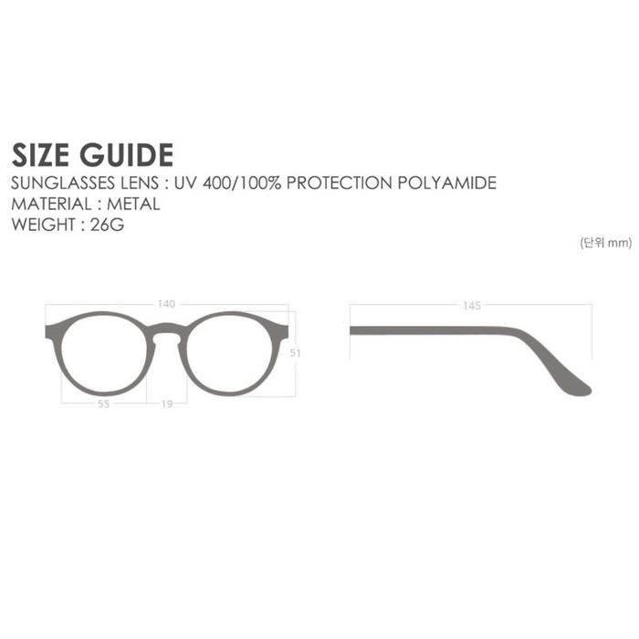 Rieti Sunglasses - Doris Type (As Seen On Seo Ye Ji) Promo