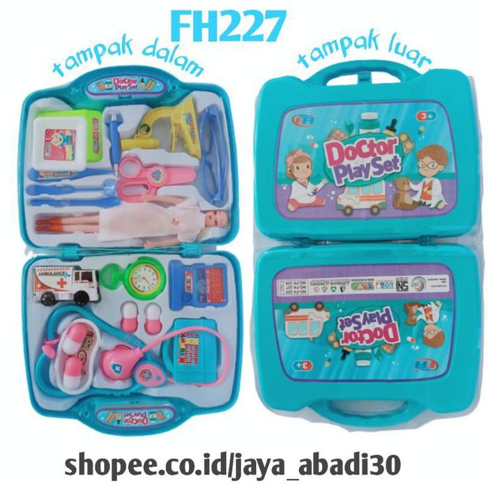 FH 227 - Mainan koperasi alat dokter dan boneka Nurse / perawat FH227