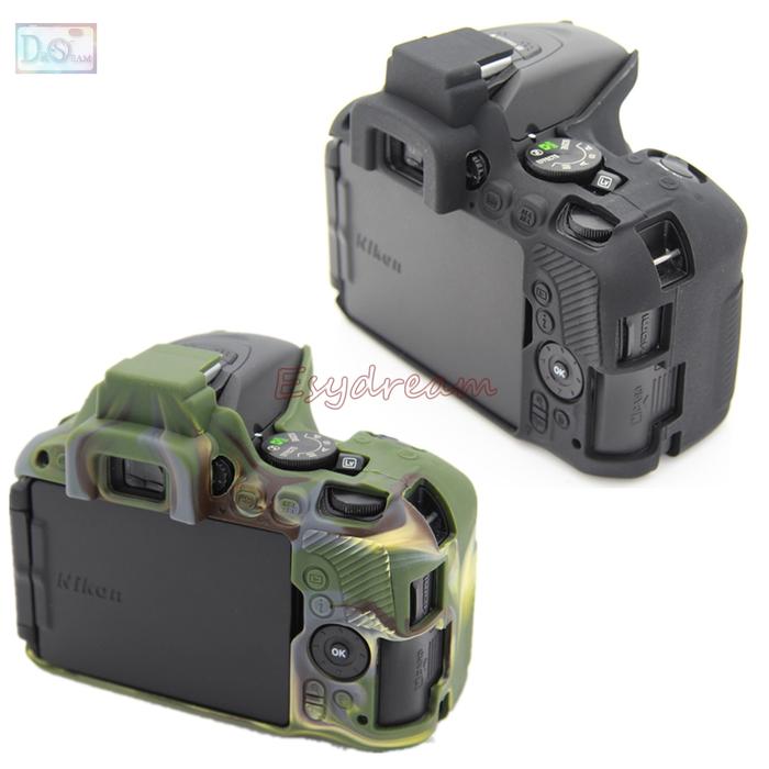 Rubber Silicon Case Cover Protector for Nikon D5500 D5600 DSLR Camera