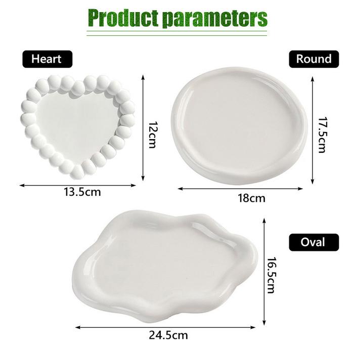 Puffy Cloud Concrete Tray, Tray Aesthetic, Terazzo Tray, Accessories Storage