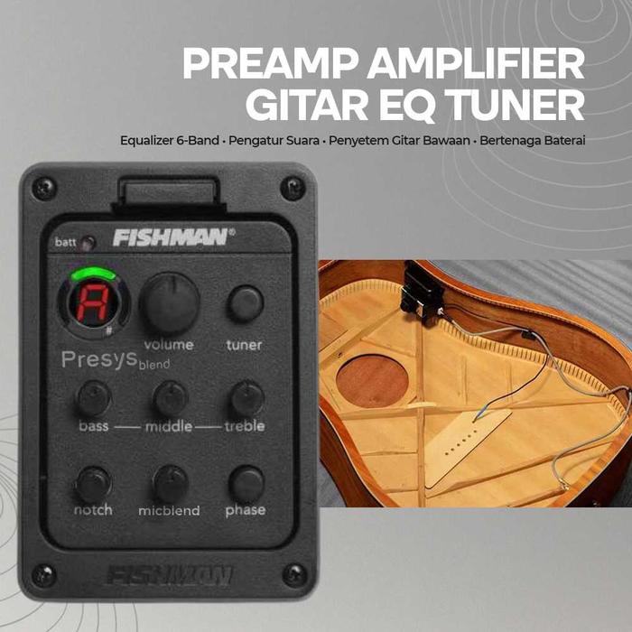 Mtos Mall | Preamp Gitar Akustik | Equalizer Gitar Tuner | Pickup Preamp Gitar