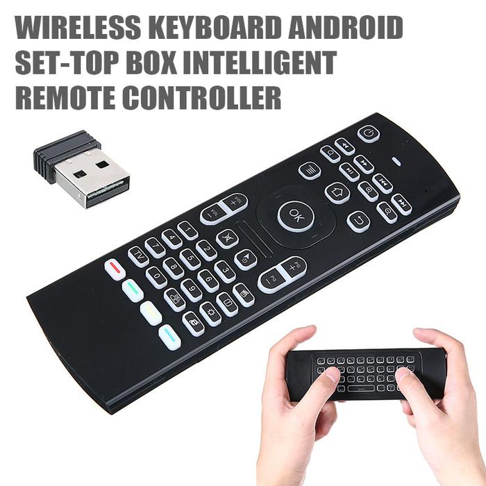LED Backlit Mini Wireless Keyboard Remote Control for Android KODI TV