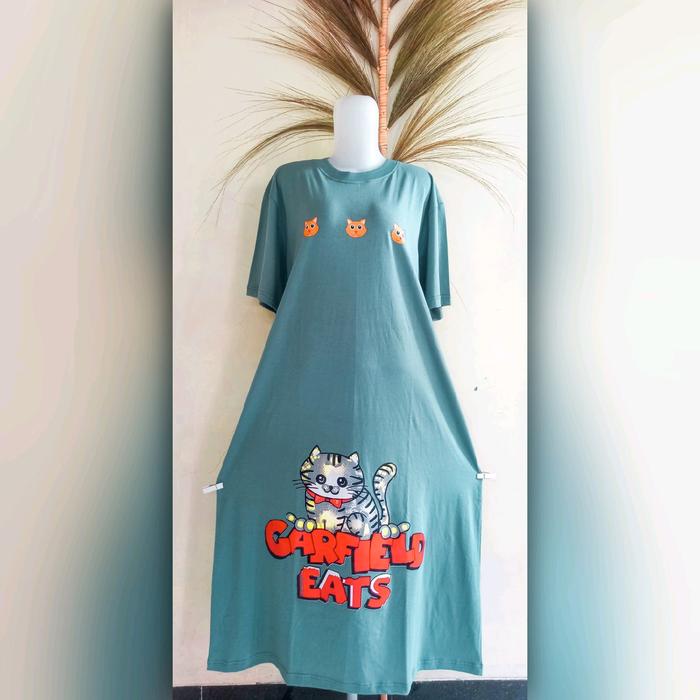 [NARA] DASTER KAOS HOME DRESS BUSUI/NON BUSUI BAHAN KATUN COMBED DRESS CASUAL WANITA KEKINIAN 2025 d