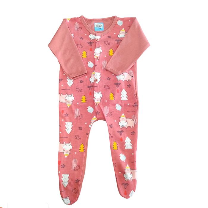 zoko Hansop terusan lengan panjang bedong / baju bayi terusan lengan panjang