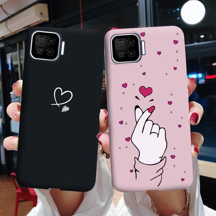 Candy Color Phone Case For Oppo A73 A93 2020 Case Soft Silicone Matte
