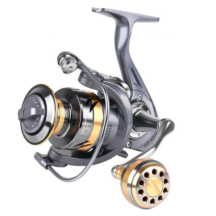 DEUKIO Fishing Reel AR 2000-7000 Series 2BB Metal Lure Spinning Wheel