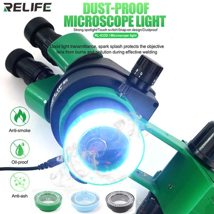 RL-033D Snap-on Microscope Light Source Dustproof Light Source Strong