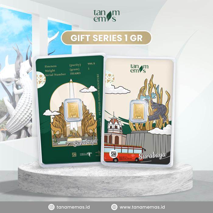 Logam Mulia Tanam Emas series Surabaya 1 gram