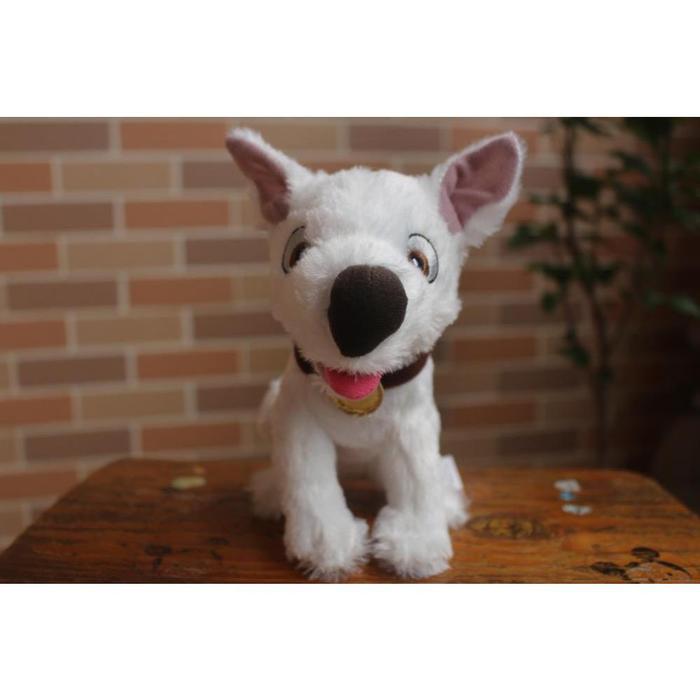 Disney Movie Cartoons 8''New BOLT DOG Plush Doll Toy Stuffed Animal