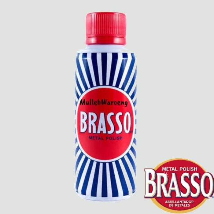 Brasso Cairan Poles Pengkilap Logam 200ml - Pembersih Penghilang Karat untuk Besi dan Stainless